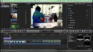 FCPX Basics - Subtitles