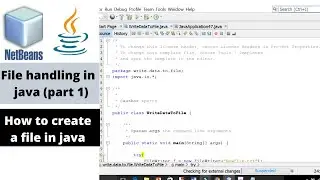 How to create a text file and how to find it in java using netbeans IDE