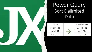 Sort Delimited Data (Ignoring Case) in Power Query