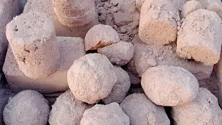 ASMR: Pure Red Sand Floor Clay pot Crumbling #asmr #clay #asmrsand