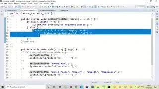 Methods With Variable Parameters in Java
