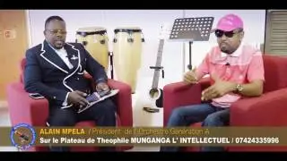 Theo Munganga L' Intellectuel reçoit Alain Mpela sur Global Talk