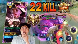 Mobile legends Alice simple gameplay || #mlbbimdia #mobilelegends #alice #hindi #build #Mlbbakram ||