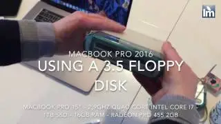 Apple MacBook Pro 2016 - Using a 3.5 Floppy Disk by Italiamac