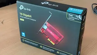 TPLINK TX401 10G NETWORK CARD - Unboxing