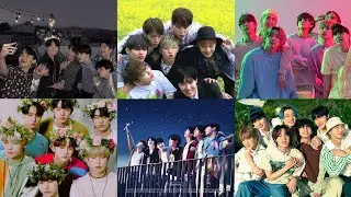 BTS Inspired Group Photo Ideas || Group Photo Ideas Inspired By BTS || Different Poses For 7 - 