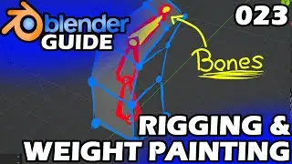 Basics of RIGGING and WEIGHT PAINTING 🏆 The Blender Guide (Blender Tutorial German) [S1E23]