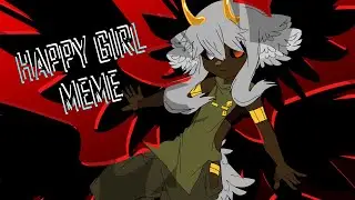 happy girl animation meme