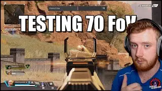 TESTING OUT 70 FoV in APEX LEGENDS! | The lowest Field of View Changes the game!