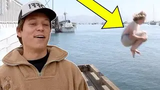 making people jump in the ocean for money