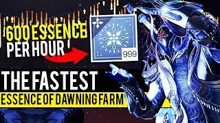 Fastest Essence of Dawning Farm! 600 Per Hour | Destiny 2 The Dawning 2021