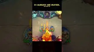 [HEARTHSTONE BATTLEGROUNDS] SEASON 4 MURLOCS ARE BUSTED #shorts #hearthstone #battlegrounds