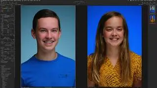 Portret fotoshoot met kleurgells