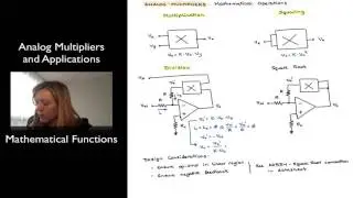 Mathematical Functions with Analog Multipliers