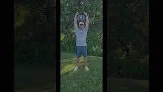 no words... Golf Exercises 5/20/24 Squats, Triceps, Core Rotation & Jog