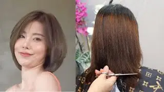 Beautiful short haircut hairstyle ตัดผมสั้น สวย สวย ใสใส ขอบคุณ คุณเมย์ ศธัญกร