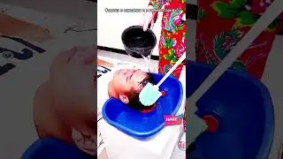 Портативный пластиковый умывальник мытье волос