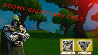 Winning with only Doctor Doom's mythic weapons | Fortnite Challenge