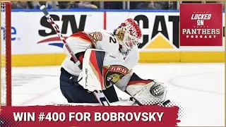 Sergei Bobrovsky Got Career Win 400 As the Panthers Dominated The Rangers, Win 3-1 At MSG