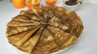 Очень Вкусные Блины с Кукурузной Мукой / БЫСТРЫЙ И ЛЕГКИЙ РЕЦЕПТ
