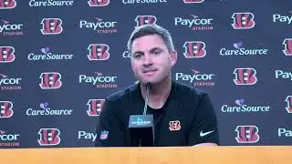 Zac Taylor with a ringing endorsement of Bengals D, led by Vonn Bell