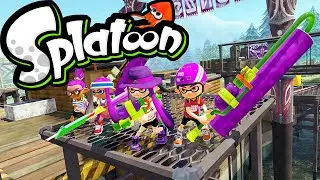 Splatoon Wii U Camp Triggerfish! Big 2.0 Update News: Ink Bucket, Maps, Gear Online Gameplay PART 32