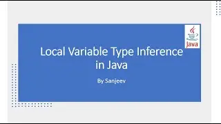 Local Variable Type Inference in Java