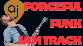 Forceful Funk Jam Track | Guitar Backing Track (B Minor / 90 BPM)