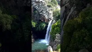 Водопад Саар на Голанских высотах в Израиле #shorts