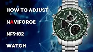 हिन्दी Unboxing & Review: NAVIFORCE NF 9182 Digital-Analog Watch Features, Setup & Setting Explained