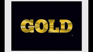 How to Add Gold effect in Corel Draw