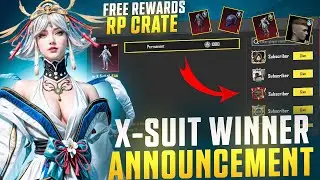 X SUIT WINNER ANNOUNCED AND FREE CRATE OPENING