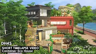 Container Eco House | Short Timelapse | Les Sims 4 Ecologie