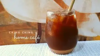 Iced Caramel Americano│Ching Ching 씨 Home Café