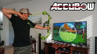 VIRTUAL Bowhunting w/ Accubow Green Mantis - How it works & GamePlay