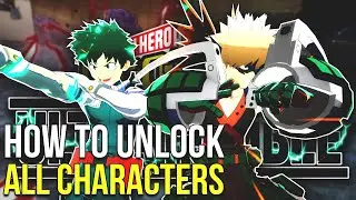 How To Unlock Every Character In My Hero Ultra Rumble!