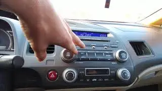 Honda Civic 4D как поместить в дисковод 6 CD дисков (по просьбе подписчика)