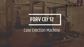 Vertical Case Erector Machine
