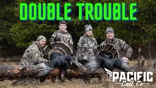 DOUBLE TROUBLE- Washington Youth Turkey Hunt