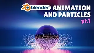 Blender Tutorial - Create a Simple Satisfying Animation Loop with Particles!  (Pt. 1/2)