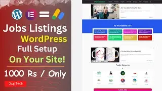 Jobs Listings | WordPress Theme Full Setup On Your Site
