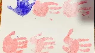 Make a Handprint Flag for America's Birthday!