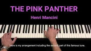 The Pink Panther - Tutorial - Full Theme Piano Arrangement - Sheet Music Available