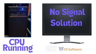 CPU on But no Display on Monitor ? How to Fix This Common Issue