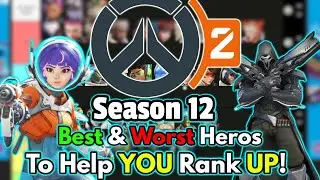 NEW SEASON 12 TIER LIST! - EVERY Hero Ranked BEST to WORST - Overwatch 2 Guide