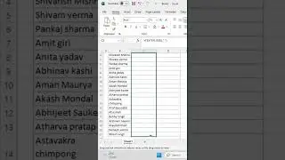 DATA ENTRY PART 1 IN EXCEL #trending #trendingshorts #shortsfeed #shorts