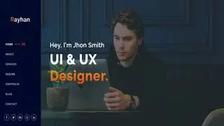 Rayhan - Responsive One Page Portfolio Template | Themeforest Website Templates and Themes