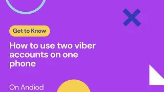 How to use 2 viber accounts on 1 phone👍👍👍