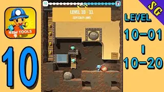 Mine Rescue! - Gameplay Walkthrough (Level 10-01 - 10-20) | Snack Game