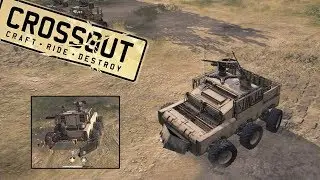 Crossout. #2. Строим мощный 6-колёсный броневик.